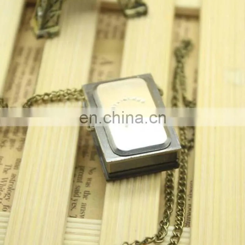 2017 Unique Death Note Notebook Pendant Necklace Pocket Watch Death Notebook Watch