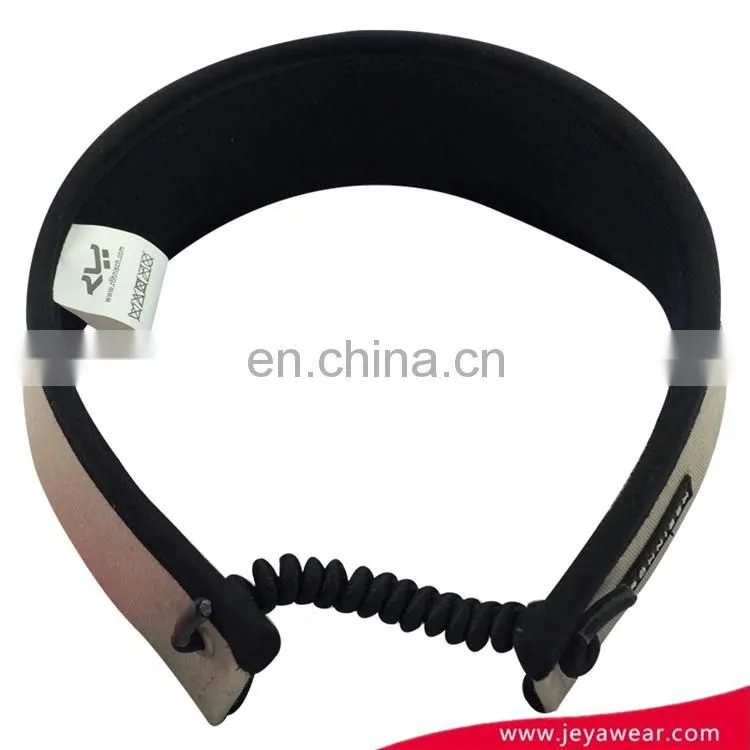 Wide brim visor cap with elastic cable conductor for girl