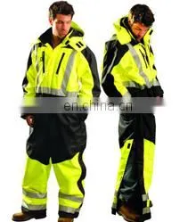 OEM Men's winter safety work coveralls for freezer wear