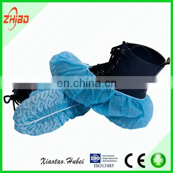 Xiantao Factory Non Woven PP Shoe cover/Disposable Surgical overshoe