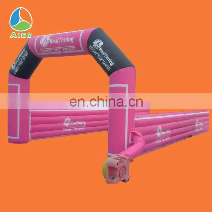 Guangzhou No1 giant pink advertising inflatable sport arch