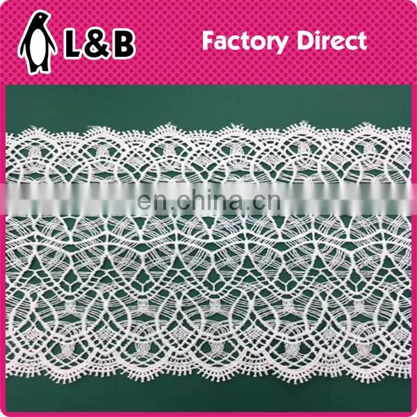high quality new design polyester embroidery lace