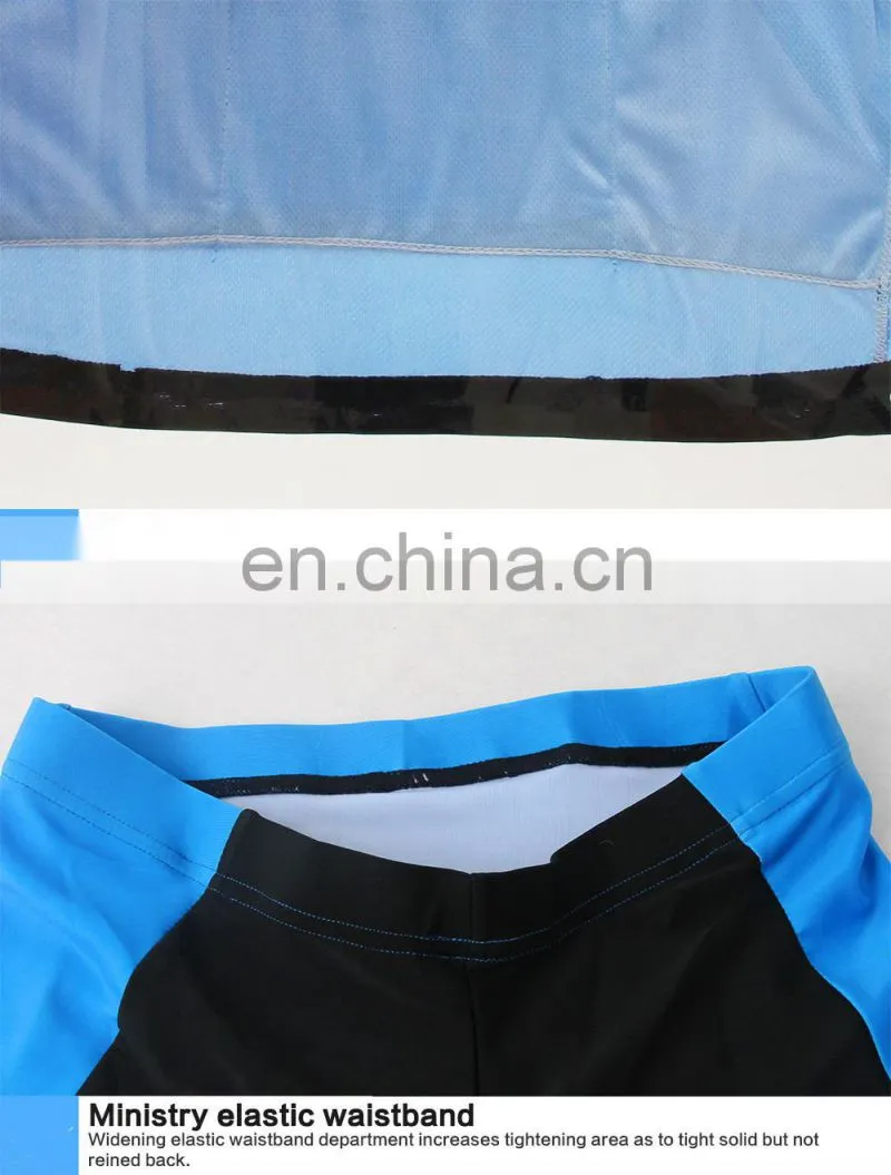 2015 Yihao Assurance Blue New Cycling Bike Short Sleeve Clothing Bicycle Sports Wear / Jersey / Bib Shorts Sets