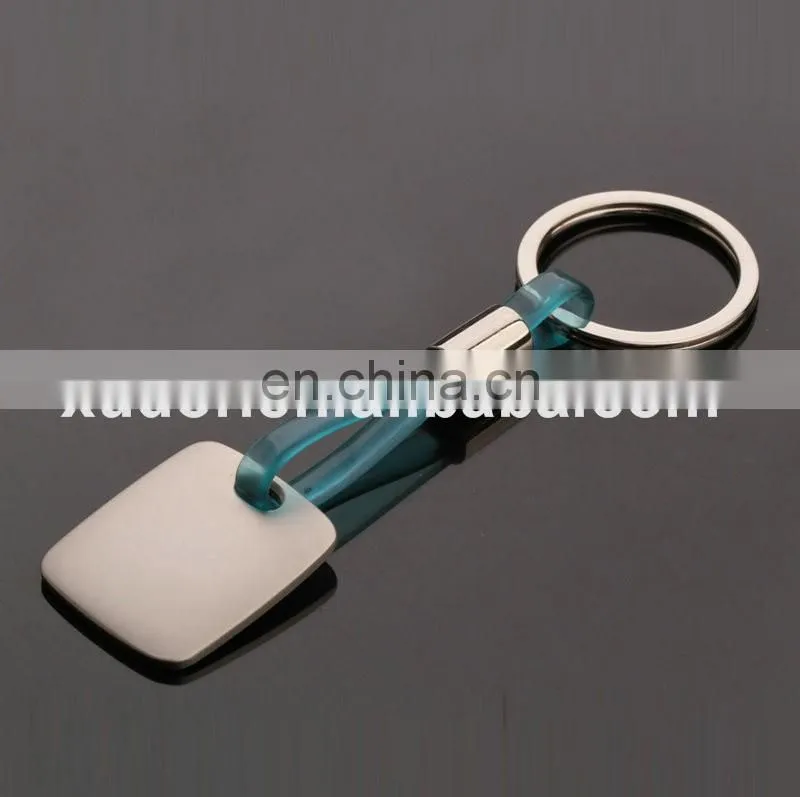 Wholesale cheap metal printed silicone rubber keychain lanyard for promotion