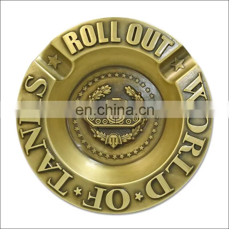 Die casting metal cigar ashtray for men smoking custom