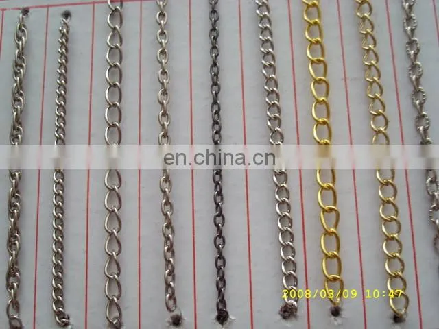 china chain supplier custom shiny design gold metal chain for football shoes