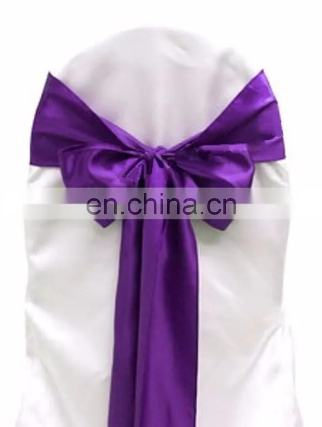 SATIN Wholesale wedding chair sash 5inch satin ribbon