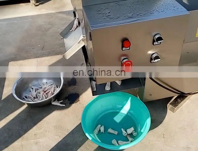 Chicken feet cleaning machine chicken feet machine chicken feet cutting machine