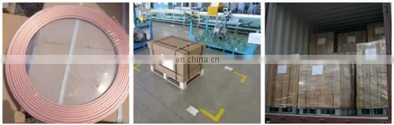 6mm Soft Annealed Copper pancake coil tube 10200 for Refrigeration