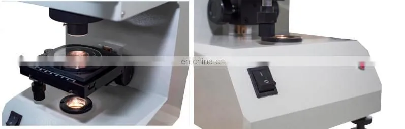 Charpy projector for impact sample specimen notch testing inspection