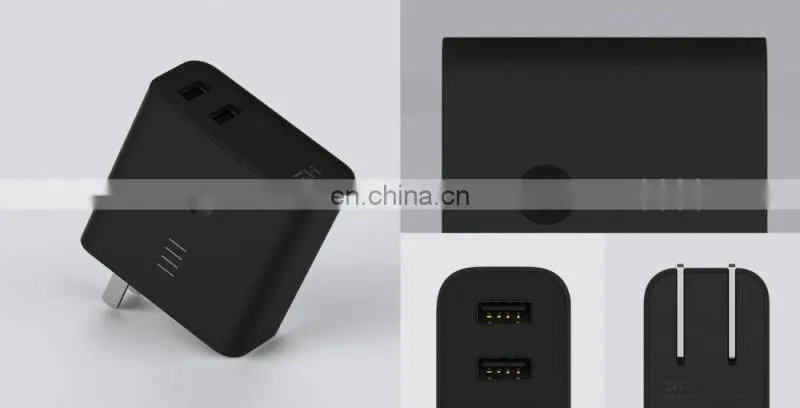 Xiaomi ZMI 2-in-1 5200mAh Wall Charger Plug Dual USB Two-Way Fast Charging Portable Power bank