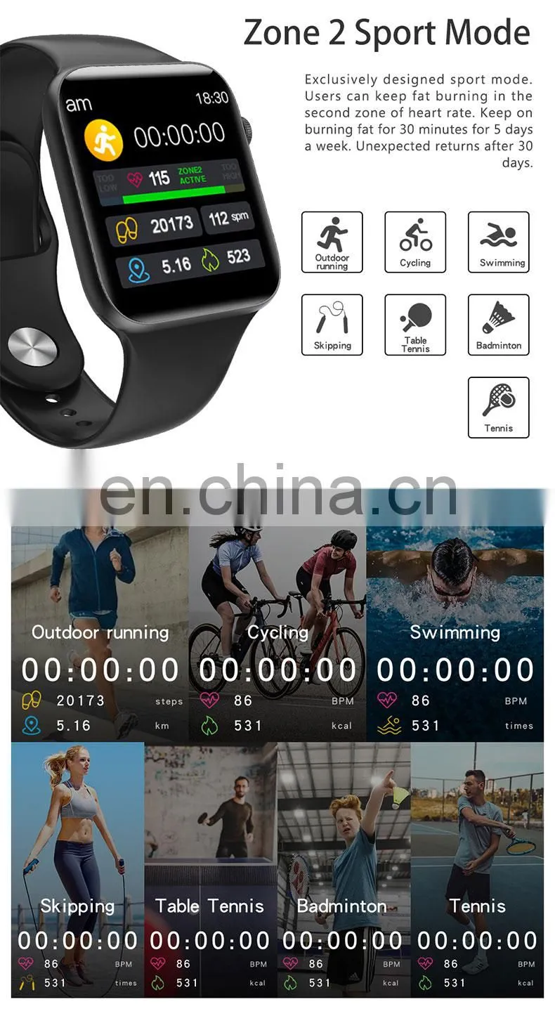 2020 New Amazon best selling body temperature smart watch pedometer heart rate smart bracelet reminder sports bracelet