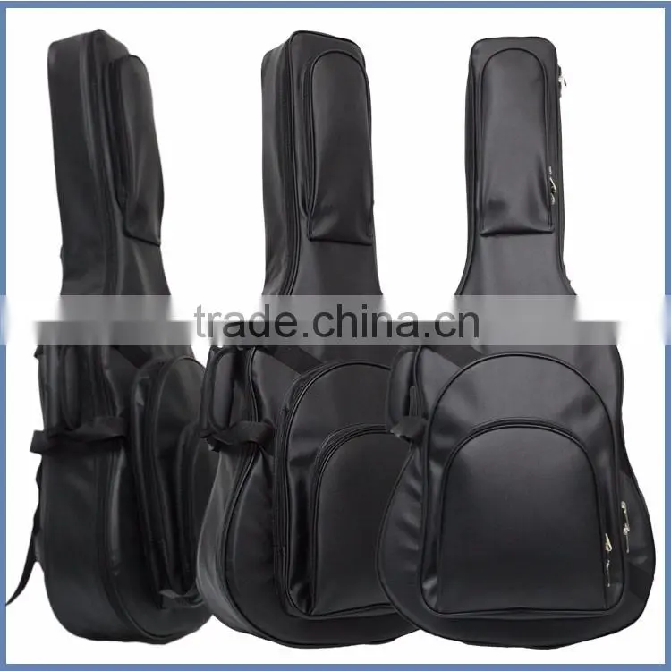 Most musician use guitar leather bag