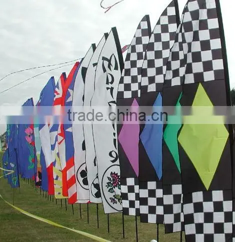 2016 Olympics colorful stand flags and banners
