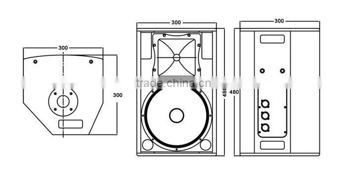 RF-20TT+, neodymium speaker, 10 inch passive 2-way full range loudspeaker, professional speaker