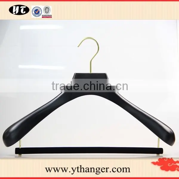 luxury wooden clothes hanger customize high-end hanger