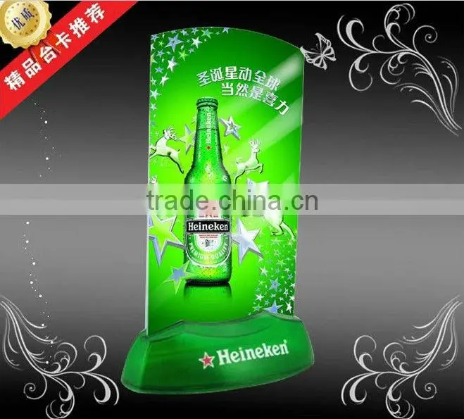 Good promotion acrylic menu folder