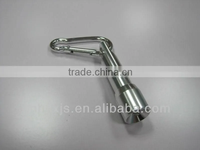 aluminium 1 led mini keychains flashlight for promotion gift