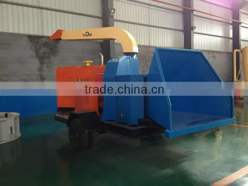 CE mobile diesel wood chipper (10-20T/H)