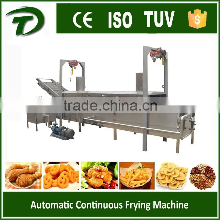 industrial gas heating deep fryer