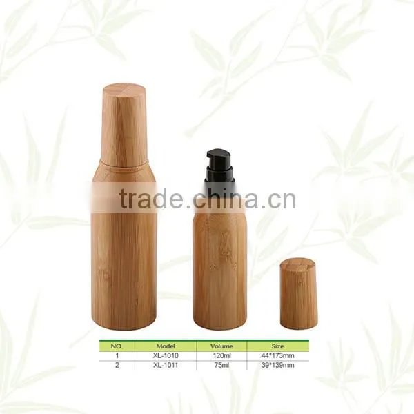 Hot selling 120ml bamboo lotion bottle with high quality
