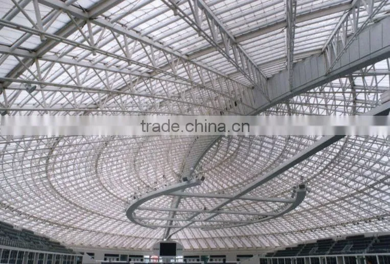 Free design prefabricated steel frame sport hall