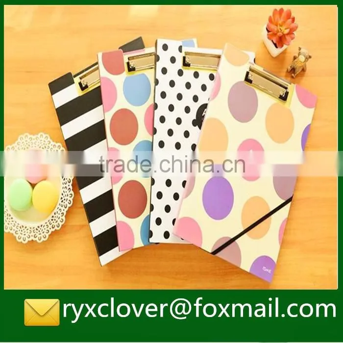 Eco-friendly PP office stationery A4 size plastic hospital writing clipbroad