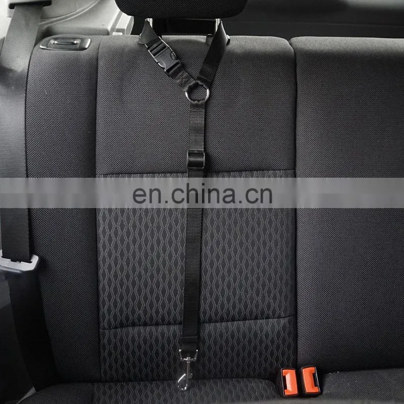 Pet Products Universal Practical Cat Dog Safety Adjustable Car Seat Belt Harness Leash Puppy Seat-belt Travel Clip Strap Leads