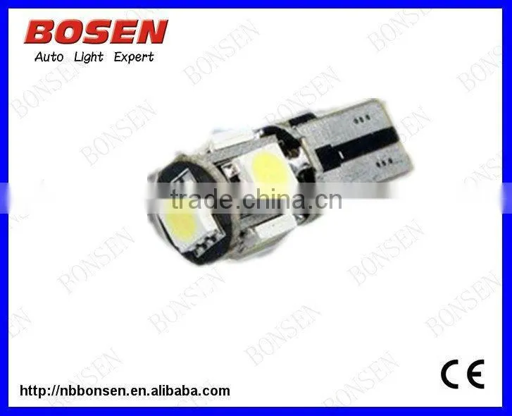 canbus W5W T10-5SMD-5252 samsung chip auto led bulb