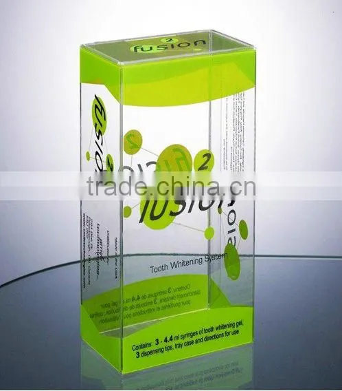 Mobile phone shell transparent color printing plastic box packing