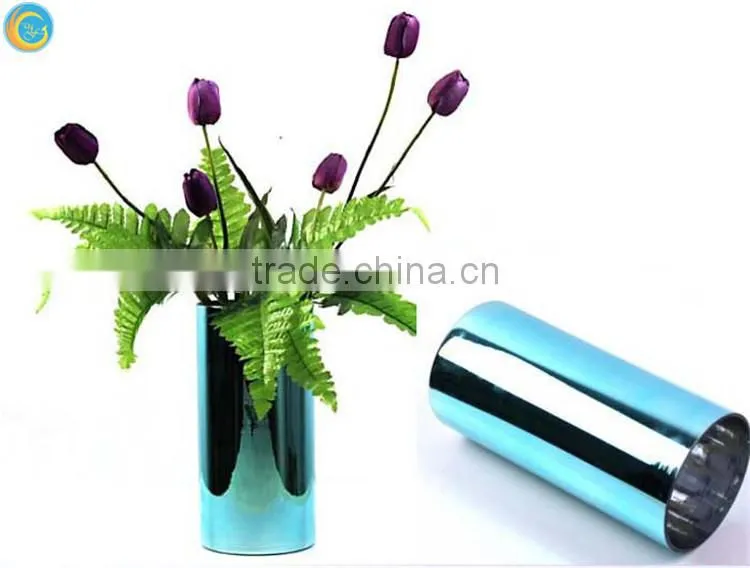 wholesale decorative glass vases blue vase glass handblown
