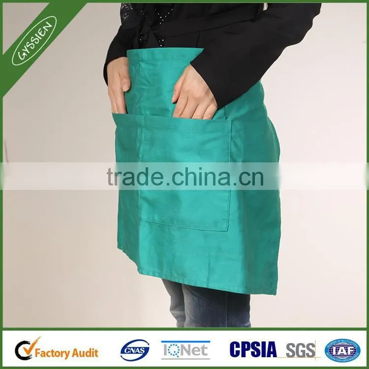 2014 Brand design durable waist green/custom cooking apron,master mason apron