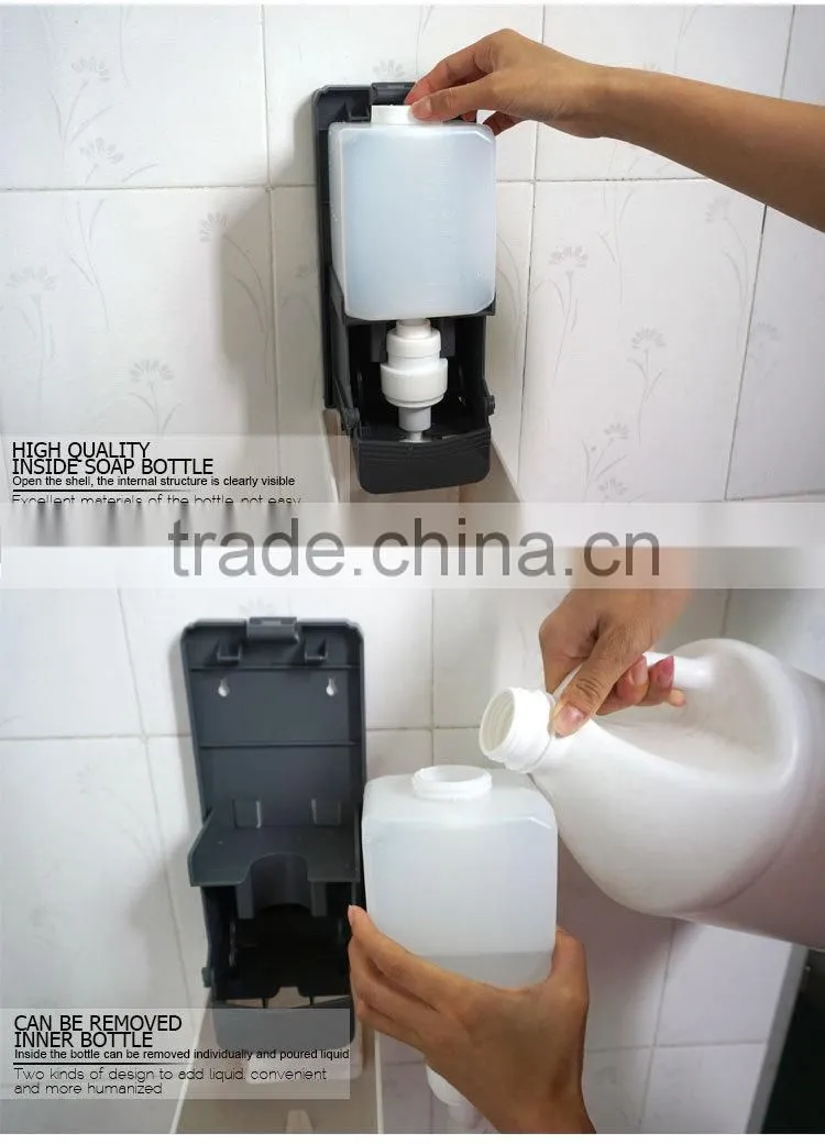 liquid manual soap lotion dispenser / wall mount refillable sanitizer gel machine / never leakage shampoo dispenser YK5008-A