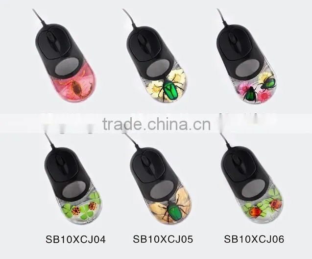 2016 New design computer mouse with real sealife