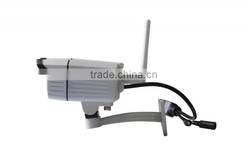 Onvif wireless p2p bullet ip camera 720P WPS Waterproof/Weatherproof for outdoor