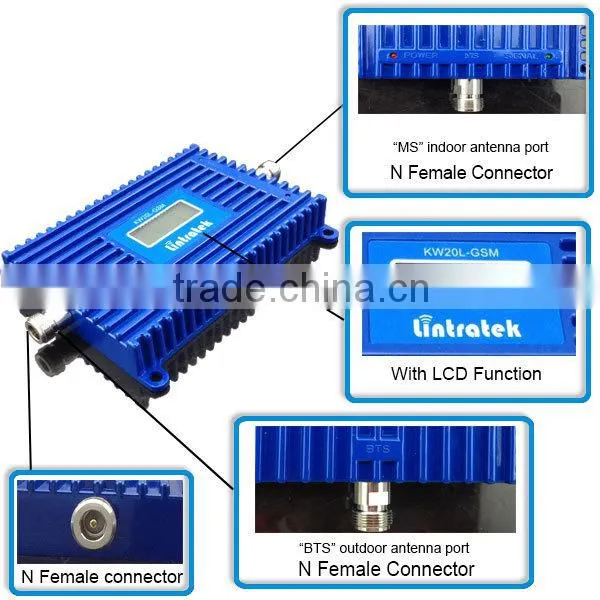 New design OEM indoor 850mhz CDMA 65dbi 20dbm MINI CDMA 850mhz lcd signal repeater