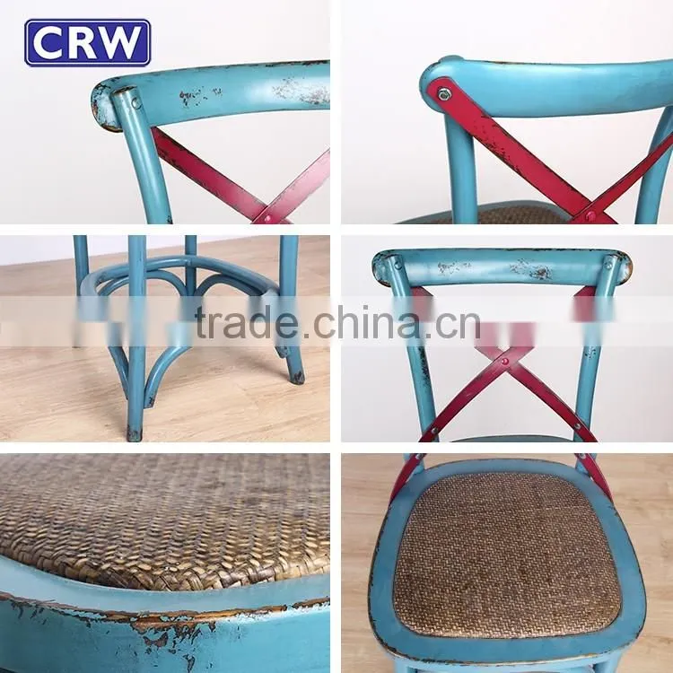 RCH-4003 Tall Wooden Cross Back Bar Chair