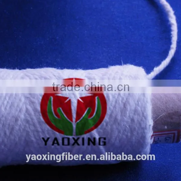 stainless steel reinforced ceramic fiber yarn 550C 550K ceramic fiber yarn high temperature ceramic fiber yarn