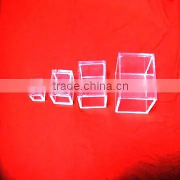 transparent Acrylic storage box /box display with lid