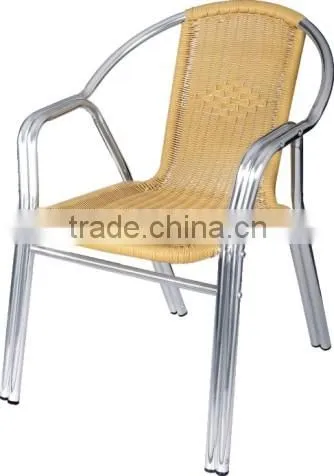 stainless steel wicker chair