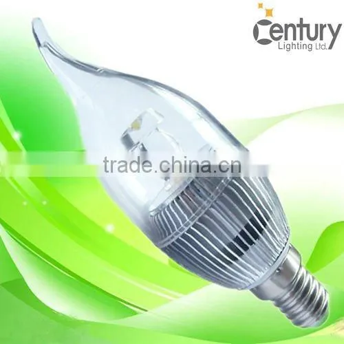 smd E14 E12 B22 E27 3W LED candle bulb led candle light candle lamp for indoor lighitng