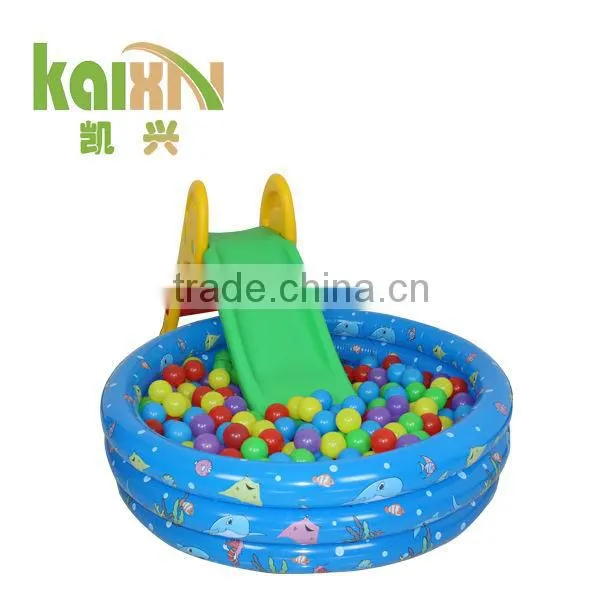 Outdoor Happy Water Slide And Swing And Ball Pool Set For Kids