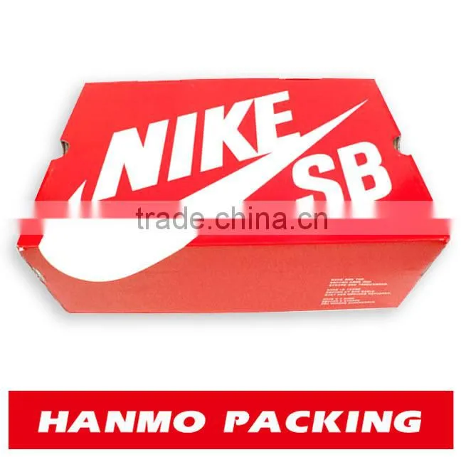 custom made&printed paper nike shoe box factory price
