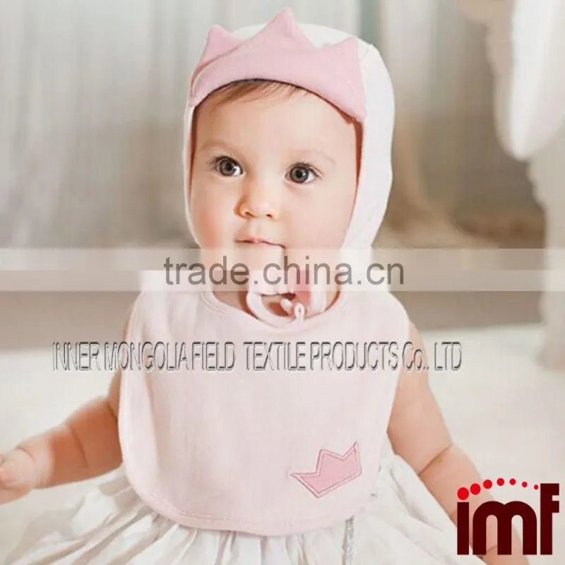 Snow White Bib Hat Two pieces Set