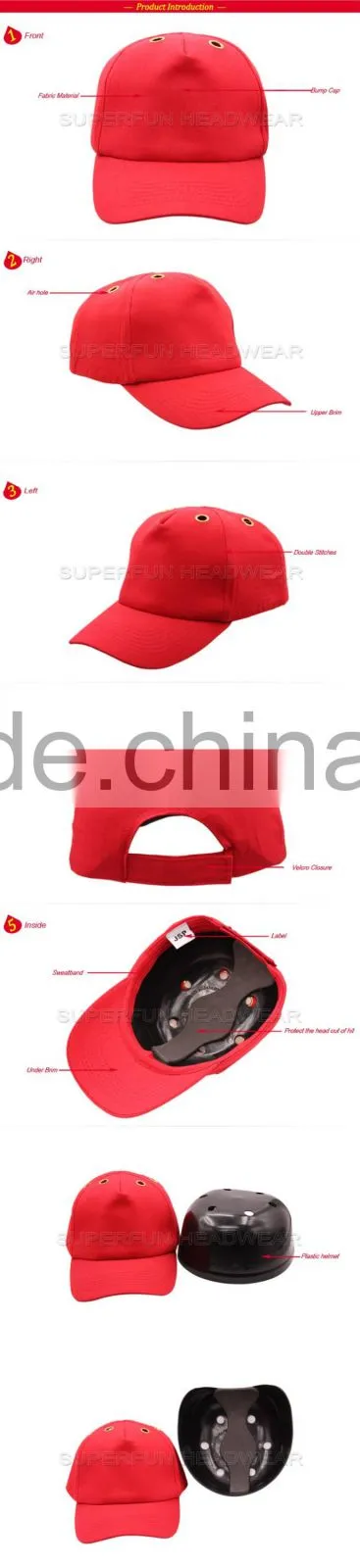 high quality factory supply industrial bump cap