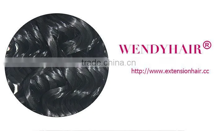 Good quality Japanese Fiber Black elegant KK Deep 16" hair weave
