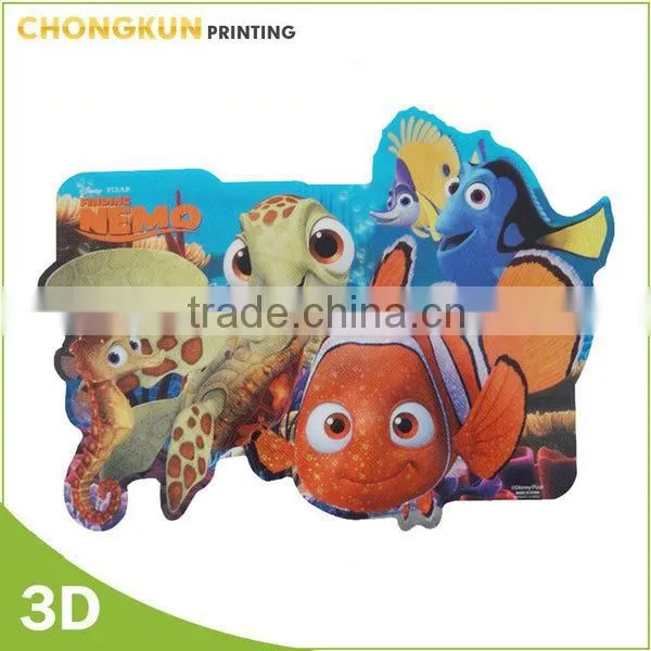 Holiday waterproof plastic table cover, 3D lenticular table cover