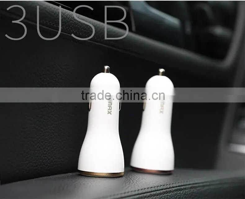 Original Remax Dolfin Series RCC-206 Car Charger LED Light 2.4A Dual USB Ports Universal Car Charger For IOS/Android TB-0244