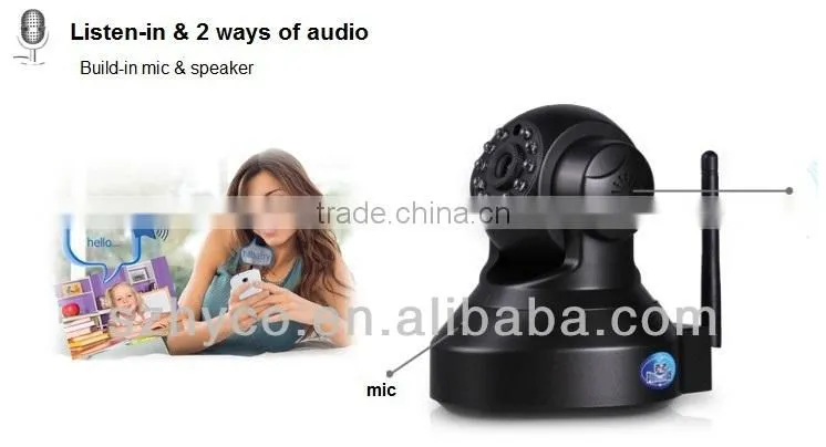 WiFi Camera with Two-way Intercom wifi baby camera monitor