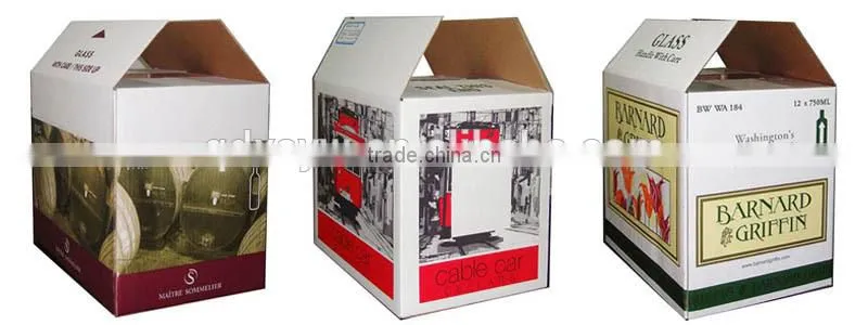 Hot Sale Glass Bottle Carton Box